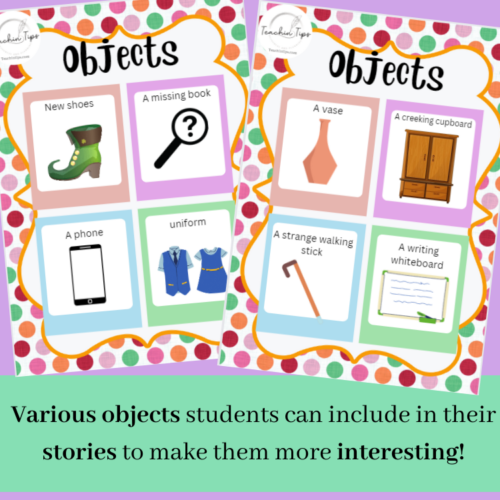 Prompt Cards Or Posters Characters &Amp; Settings Narrative Writing