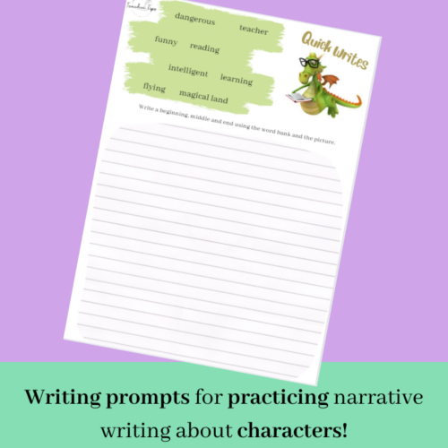 Narrative Writing Prompts For Practicing Story Writing