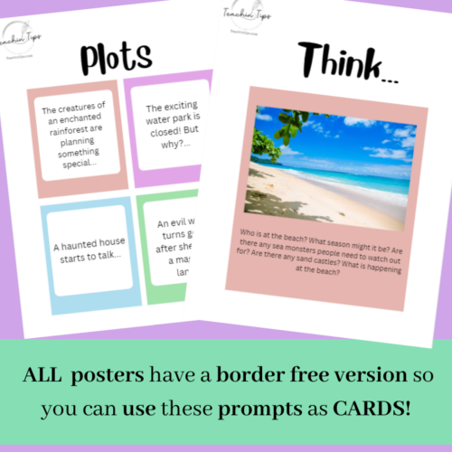 Do Your Students Need Ideas For Story Writing? Then Check Out These Narrative Writing Story Elements &Amp; Plot Prompt Cards Or Posters!