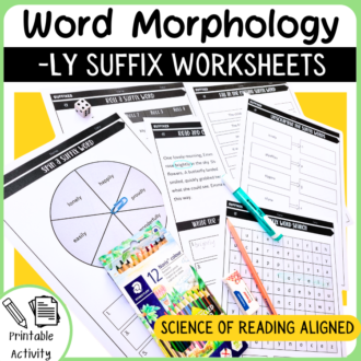 Suffix LY Worksheets
