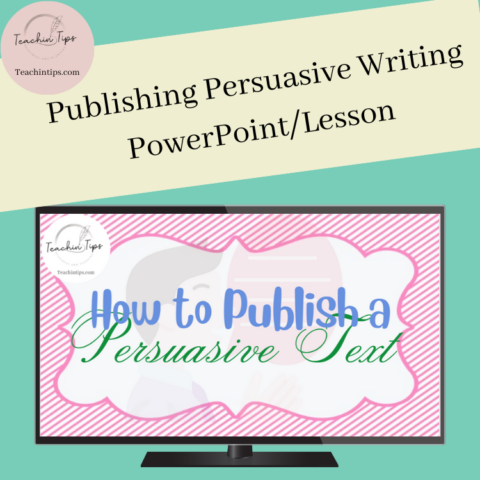 Publishing Persuasive Texts - Powerpoint/Lesson | Opinion Writing