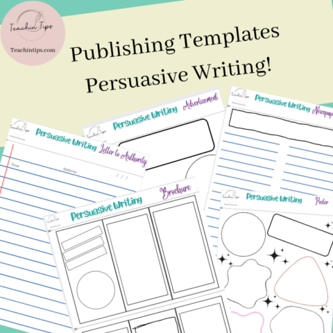 Persuasive Texts Publishing Templates | Opinion Writing Publishing Templates!