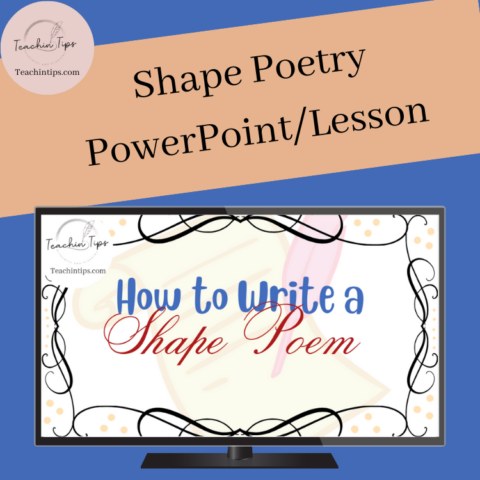 Shape Poetry Powerpoint Lesson | Poetic Texts | How To Write A Shape Poem