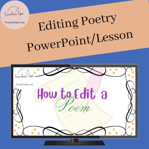 Editing Poetry Powerpoint Lesson | How To Edit A Poem | Poetic Texts