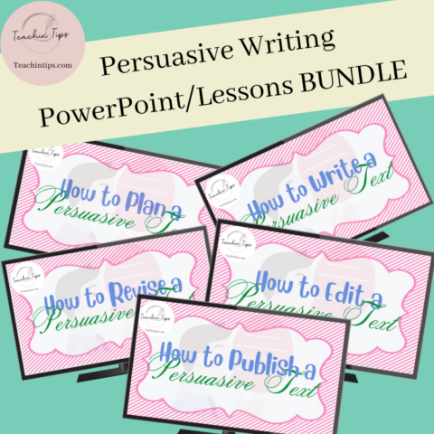Persuasive Writing Powerpoints Lessons Bundle | Opinion Writing Bundle!