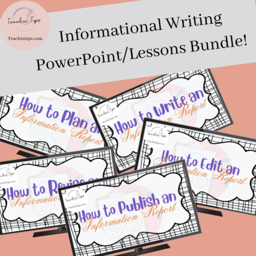 Informational Writing Powerpoints/Lessons - Bundle