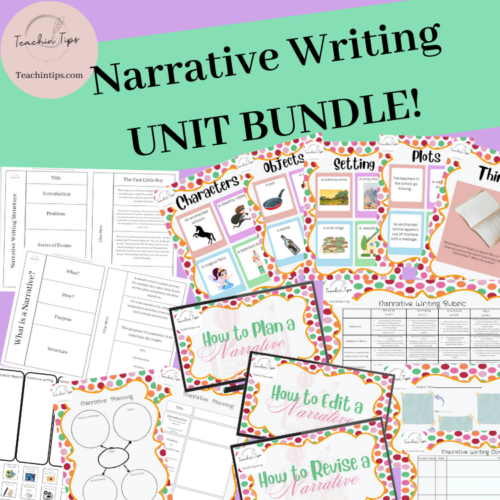 Narrative Writing Unit Bundle | Creative Writing Whole Curriculum Bundle!