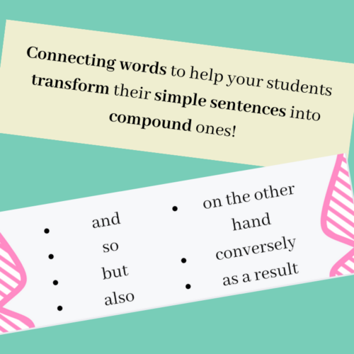 Connecting Words Anchor Chart Or Poster For Persuasive Writing | Opinion Texts