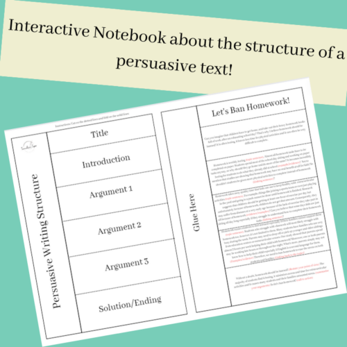 Persuasive Texts Interactive Notebooks | Opinion Writing Interactive Notebooks!