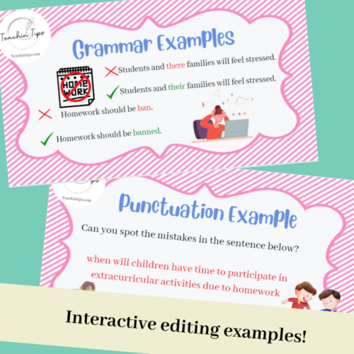 Editing Persuasive Texts Powerpoint/Lesson | How To Edit A Persuasive Text!