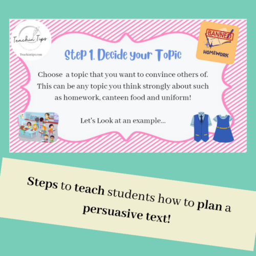 Planning Persuasive Texts Powerpoint/ Lesson | How To Plan For A Persuasive Text
