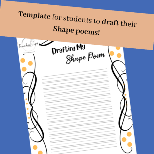 Shape Poetry Writing Pack | Planning Drafting &Amp; Publishing Shape Poetry Texts