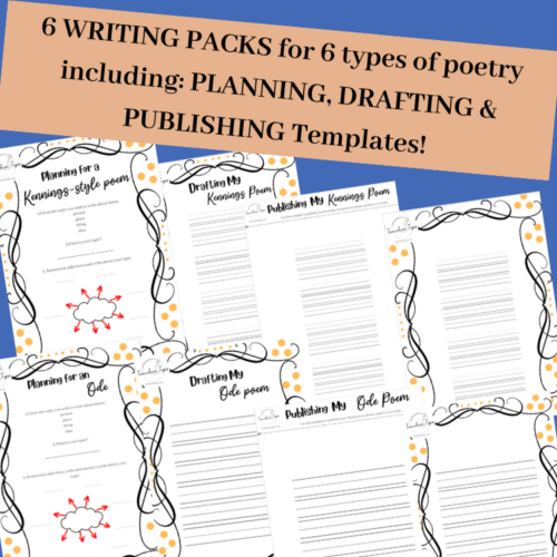Poetry Writing Activities Bundle | Creative Texts Interactive Writing Pack!