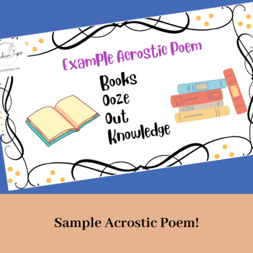 The Video Preview Has Finished Processing. Thanks For Providing Even More Insight Into What Makes Your Tpt Resource Terrific! Acrostic Poetry Powerpoint Lesson | Poetic Texts | How To Write An Acrostic Poem