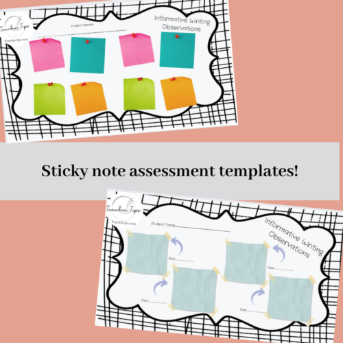 Informational Writing Assessment Templates | Factual Texts Assessment Templates!