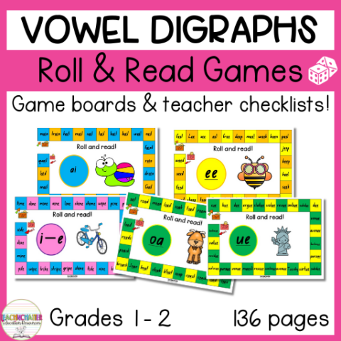 Vowel Digraph Games